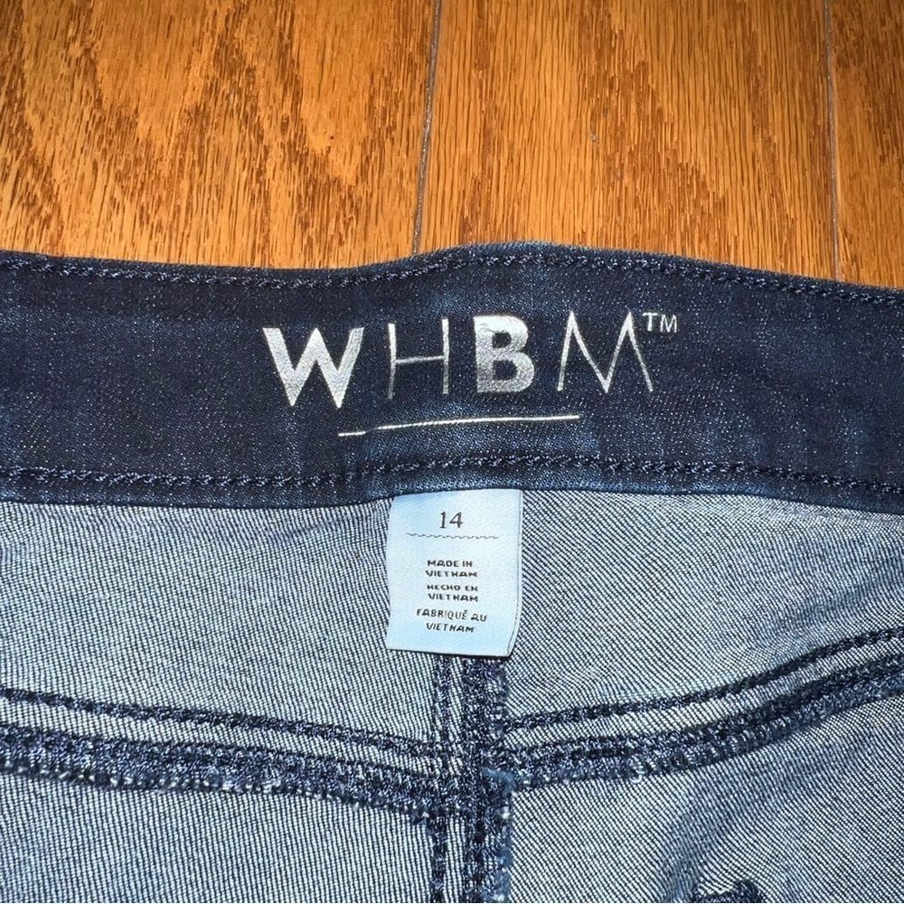 White House Black Market Zebra Print Skinny Ankle Jeans Size 14 - Picture 5 of 11